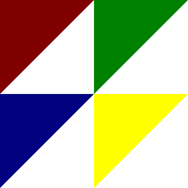 Free Vector Triangle Squares 5 Pattern Clip Art - Logos With Congruent Triangles (600x600)