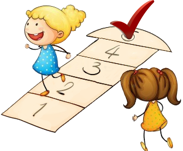 Use Scroll Bar To View All The Form And To Scroll To - Hopscotch Cartoon (624x516)