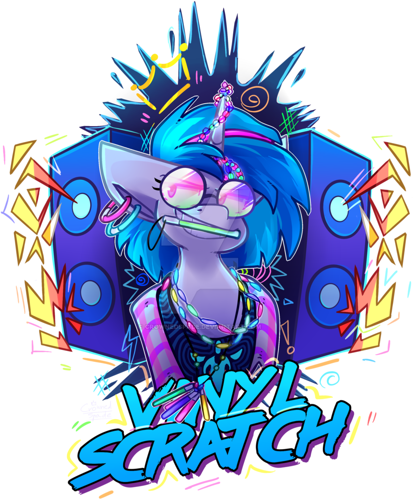 Vinyl Scratch By Artwork-tee - Disc Jockey (1024x1024)