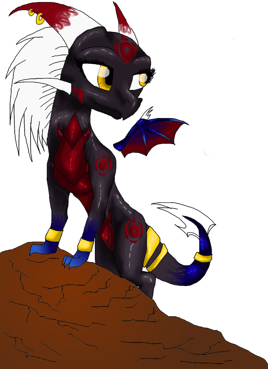 Cat Horse Cartoon Demon - Illustration (900x1238)