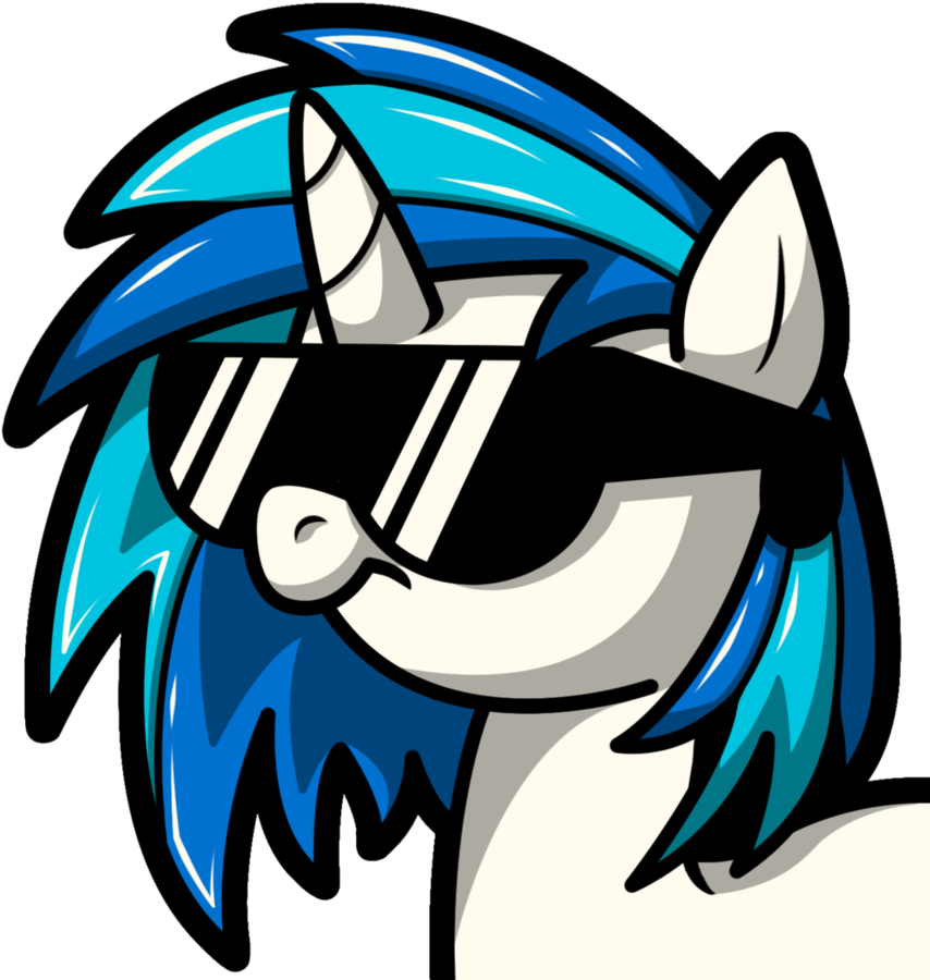 Vinyl Scratch With Sunglasses By Escry - Vinyl Scratch With Sunglasses By Escry (869x920)