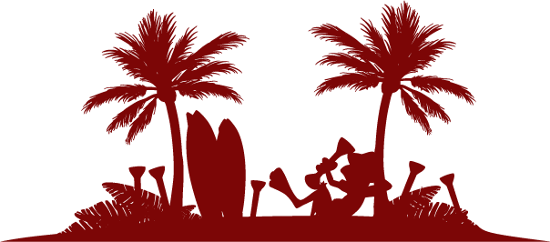 Puerto Rico Clipart Palm Tree - Señor Frogs Logo (604x266)