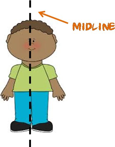 Your Child Will Have Started To Learn About The M - Cross The Midline (405x490)