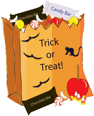 A - Halloween Candy Clip Art (327x400)