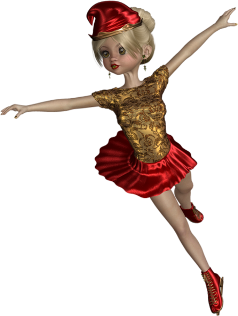 No L Nouvel An Cookies Poser Dolls - Cookie (490x650)