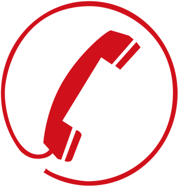 Phones Down - Telephone Icon Red Png (400x400)
