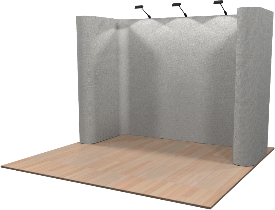 10ft Fabric Horseshoe Trade Show Display - Pop Up Booth Displays (926x710)