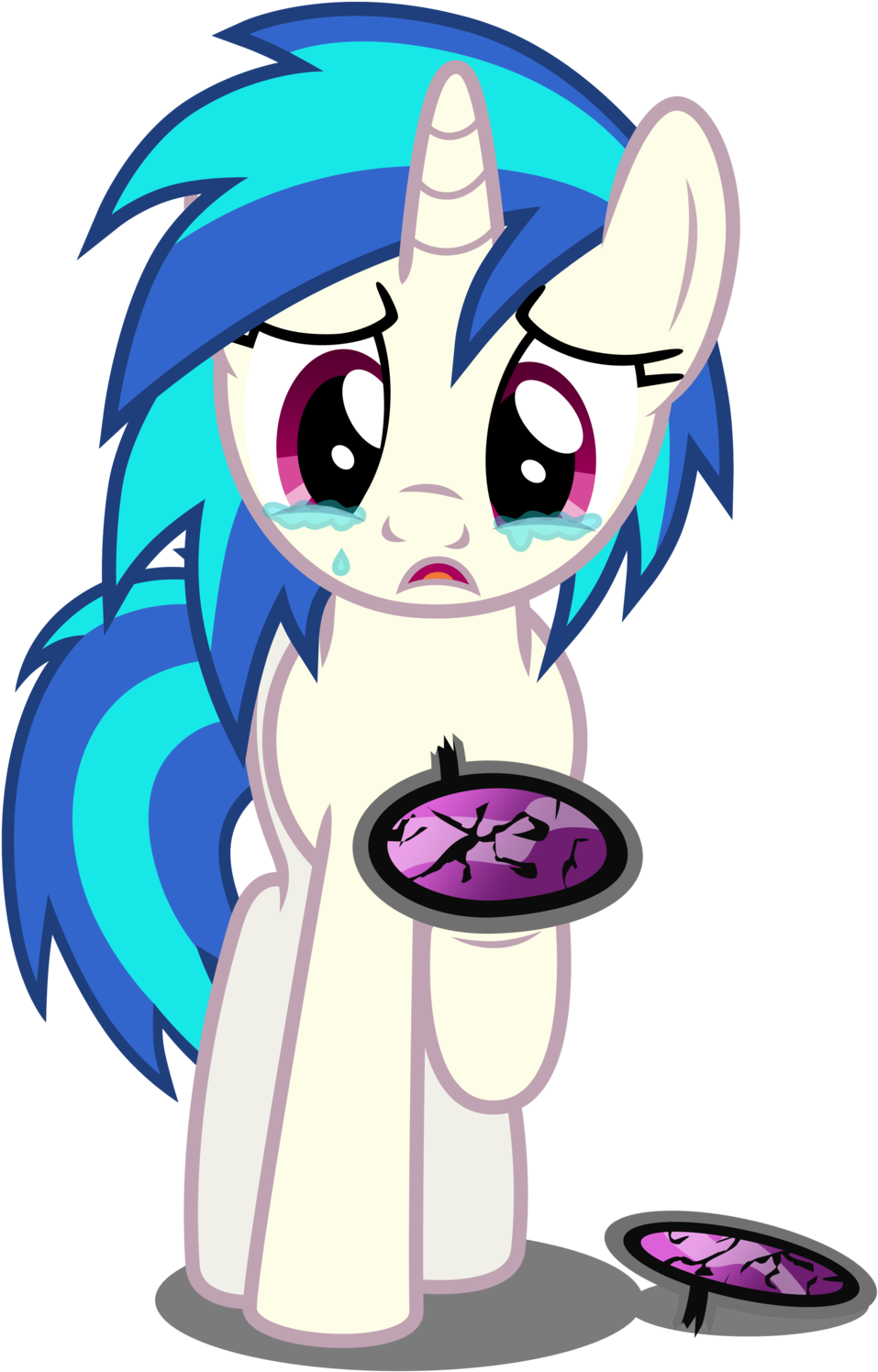 Vinyl Scratch Broke Her Glasses By Jerryakira79 - Mlp Vinyl Scratch Glasses (1024x1563)