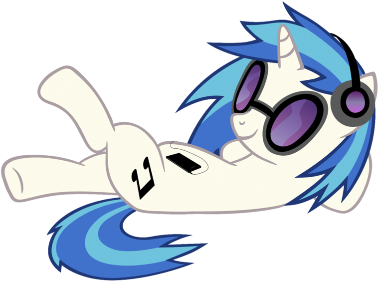 Vinyl Scratch Chillin' By Themightysqueegee - Phonograph Record (900x733)