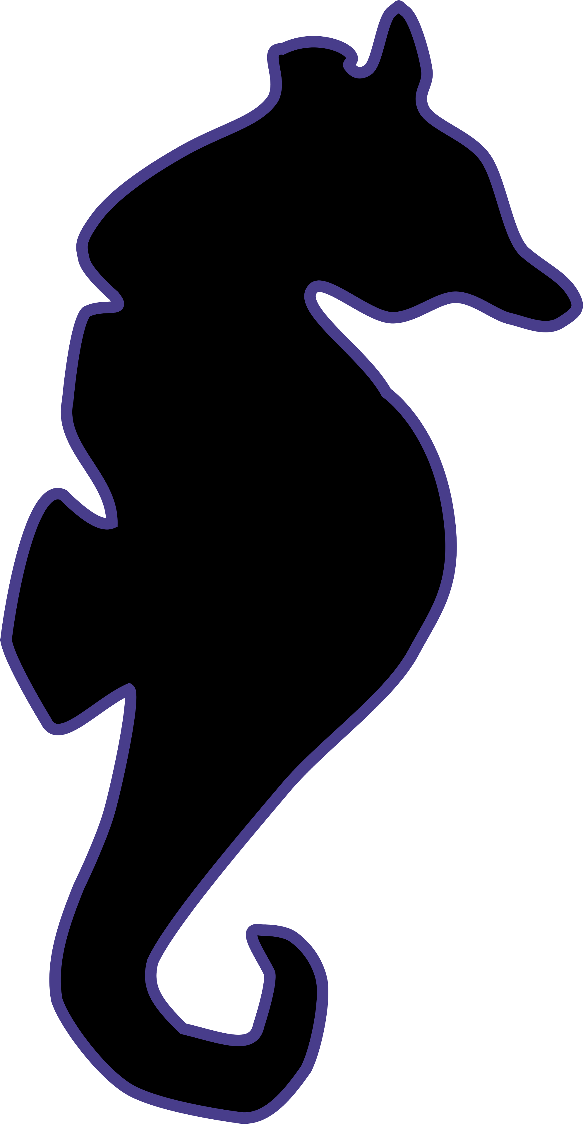 File - Seahorse - Svg - Wikimedia Commons - Clip Art (2000x3843)