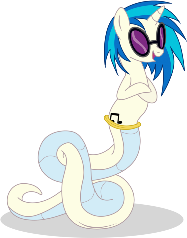 Lamia Vinyl Scratch By Elsdrake - Pony (808x988)