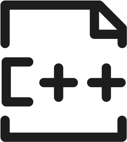 Strongicon Vol 24 Free - C++ Icon Png Black (512x512)