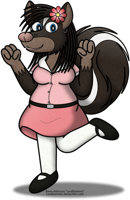 Sweet Little Skunk By Lorddominic - Skunk (600x850)