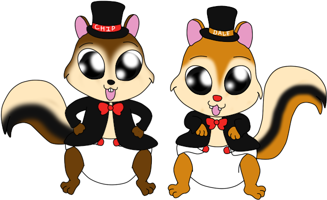Padded Chip N - Chip 'n' Dale (673x433)