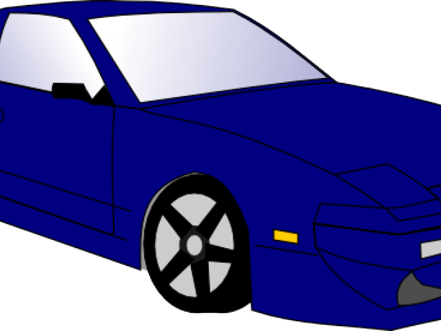 Blue Car Clipart Bule - Car Clip Art (640x480)