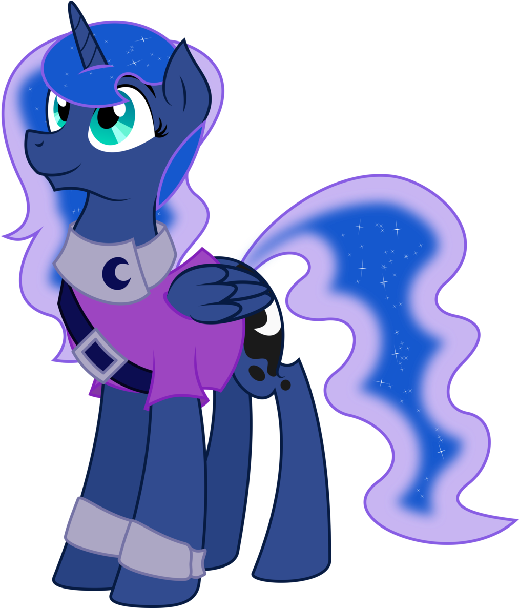 Vice Principal Luna By Hourglass-vectors - Vice Principal Luna Pony (1024x1185)