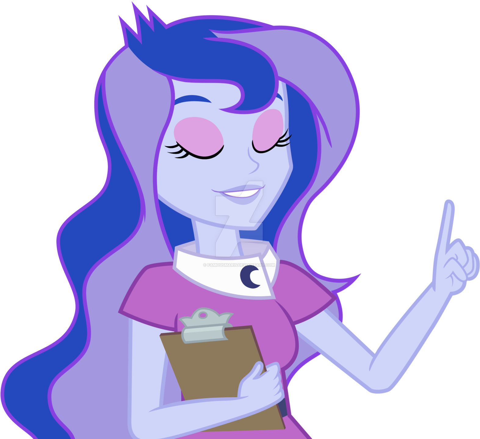 Mlp Eqg Vice Principal Luna By Famousmari5 - Mlp Eq Vice Principal Luna (1600x1441)