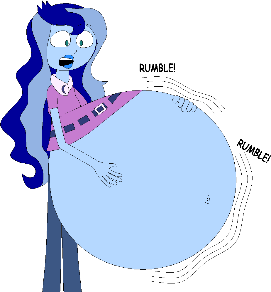 Vice Principal Luna Has Stomach Gas By Angry-signs - Stomach Inflations Gas (932x996)