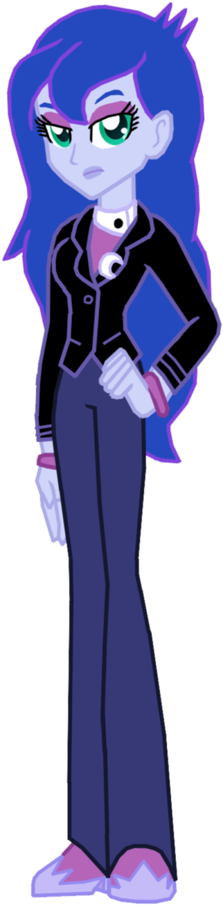 Principal Nightmare Moon Eg By Ferrokiva - Equestria Girls Nightmare Moon (580x1376)