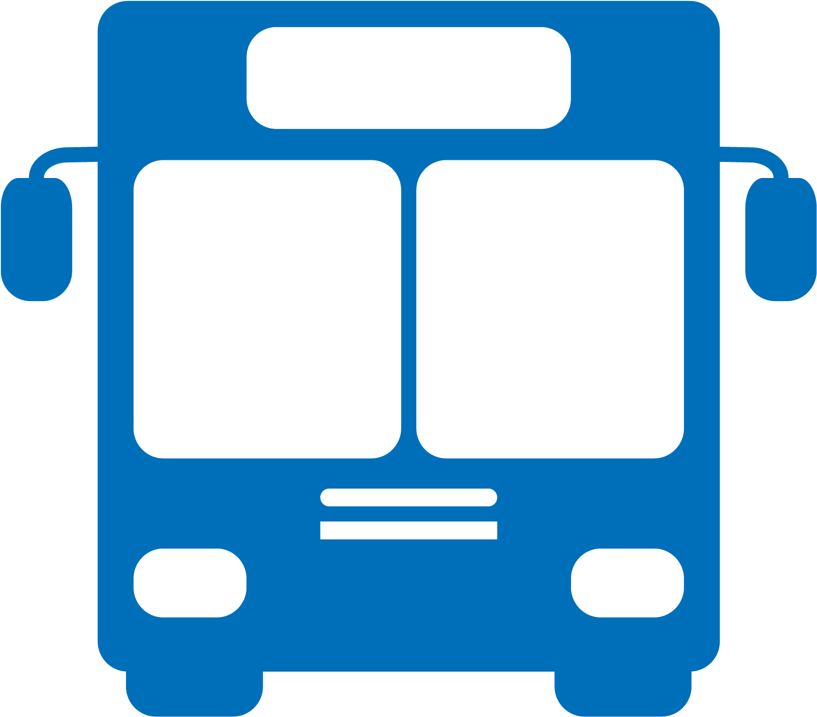 Local Non-profit Organizations That Provide, Or Are - Blue Bus Icon Png (1632x1439)