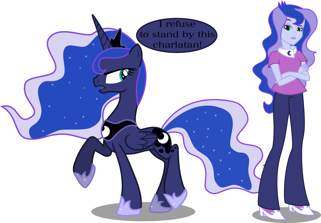 Princess Luna And Vice Principal Luna - My Little Pony Equestria Girl Luna (1073x745)
