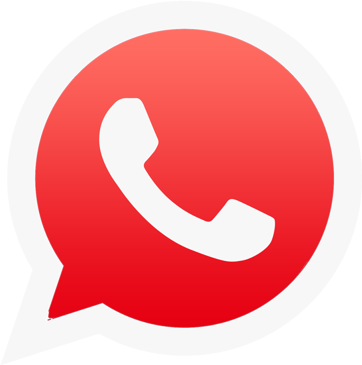 Whatsapp Google Play Android Email - Whatsapp Red Icon Png (2559x2559)