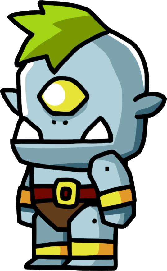 Cyborg Clipart Scribblenauts - Scribblenauts Cyclops (538x872)