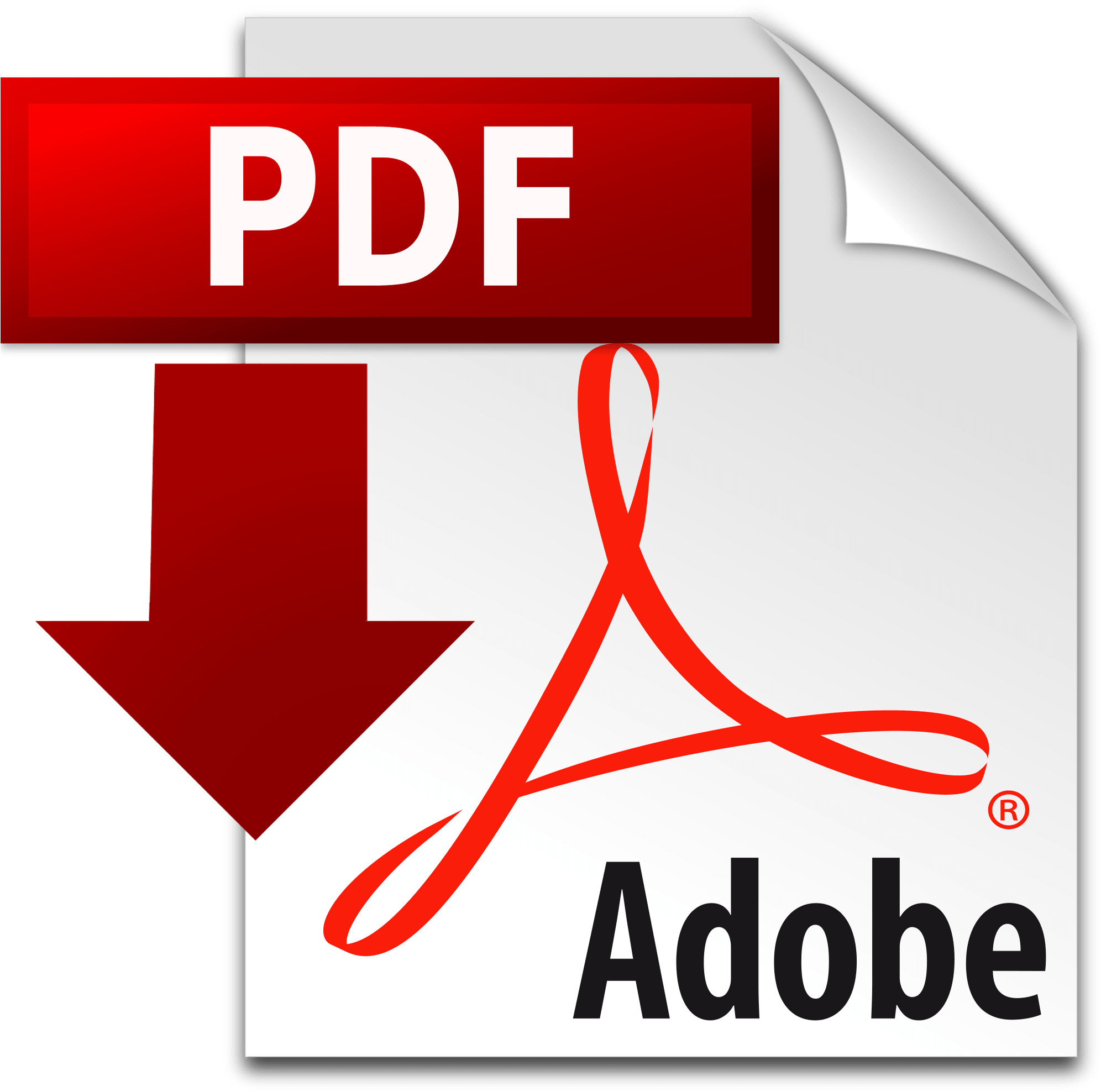 Pdf Color Chart - Adobe Pdf Download Icon (2000x2000)
