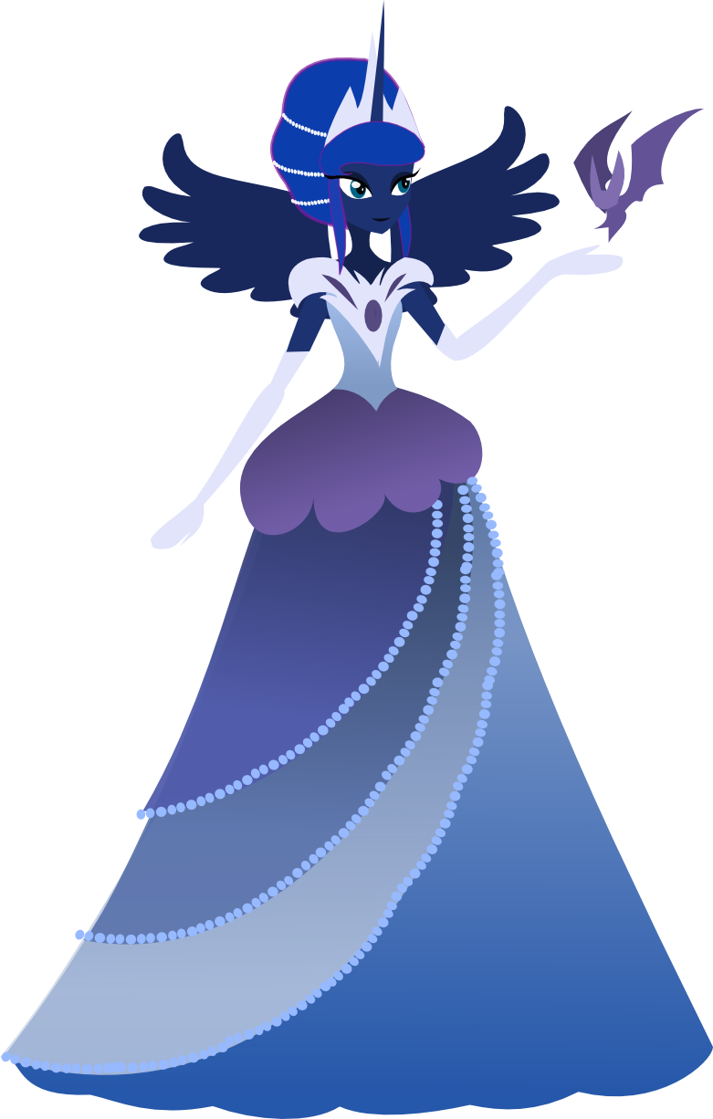 Luna Gala Dress - My Little Pony Princess Luna Dress (781x1226)