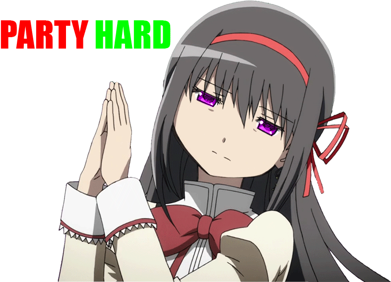 Anime Congratulations Gif - Homura Demon Gif (800x568)
