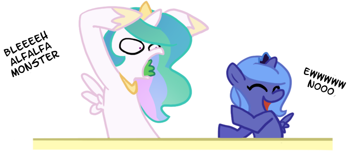 Fan Perception - Princess Celestia And Luna Baby (703x376)