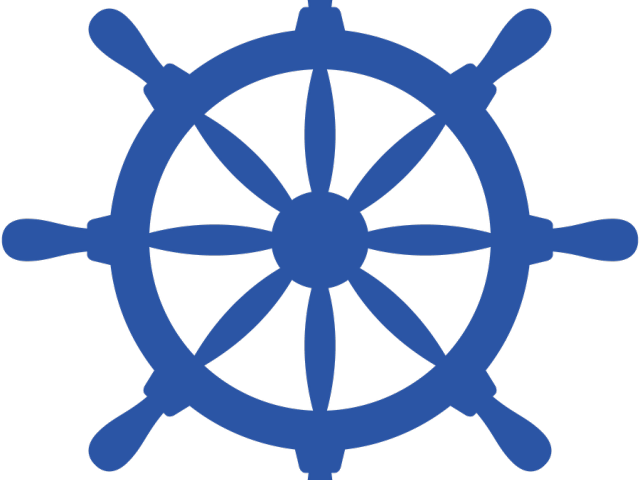 Ships Wheel Clipart - Boat Steering Wheel Png (640x480)