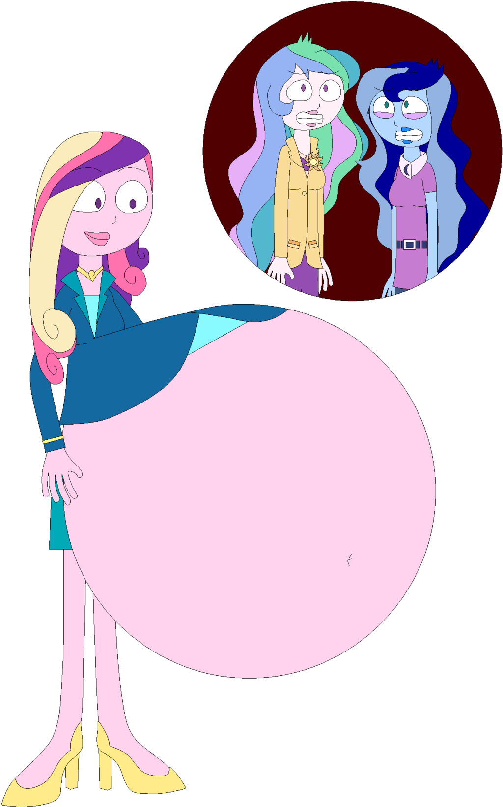 Dean Cadance Ate Celestia And Luna By Angry-signs - Equestria Girls Dean Cadance (1024x1640)