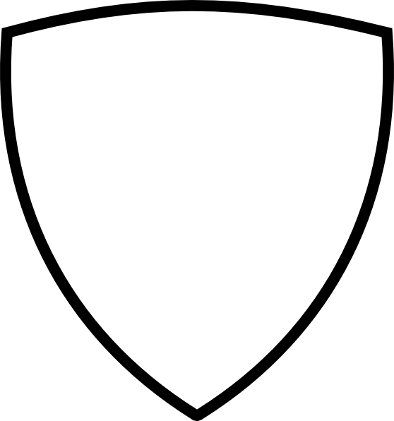 Thick Black Shield Clip Art At Clker Clipart Shield - Shield Clipart (558x596)