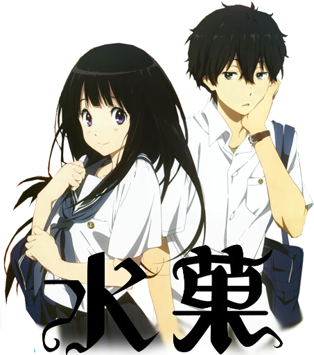 Anime Icons - Oreki And Chitanda Hd (512x512)