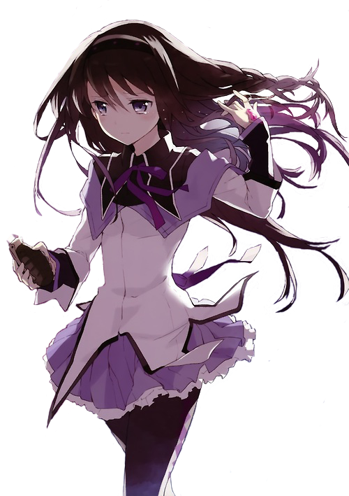 Transparent - Credit - - Anime Girls Anime Transparent (500x709)