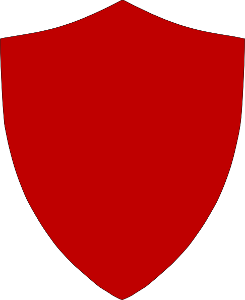 Red Shield 4 Clip Art At Clker - Red Shield Logo (486x594)