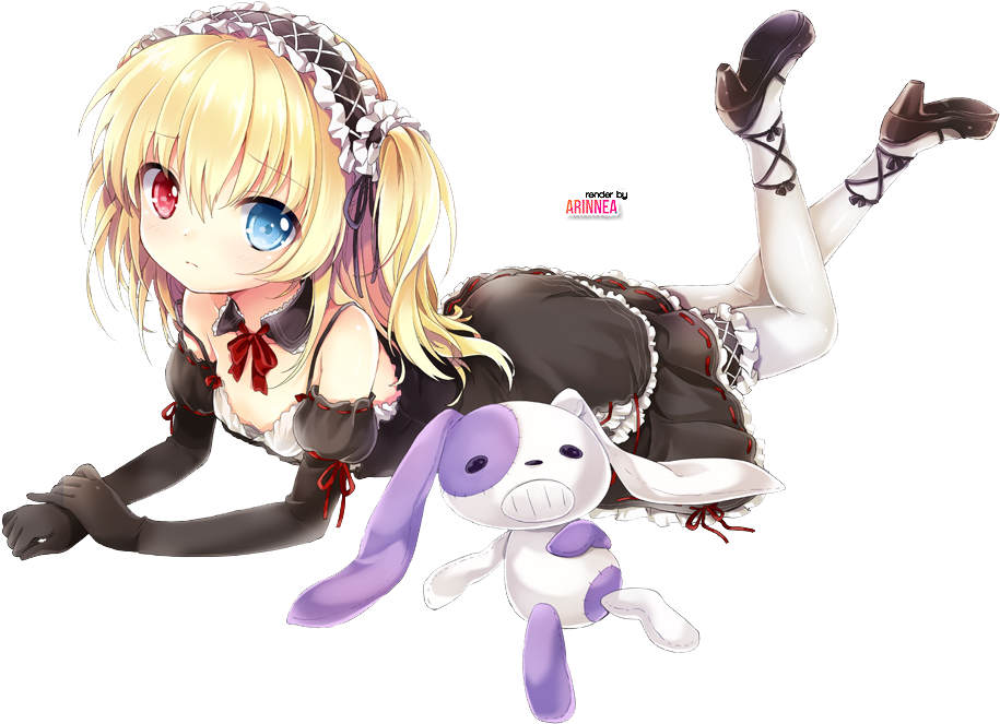 Cute Anime Girl Render By Arinnea - Haganai Kobato Png (980x696)