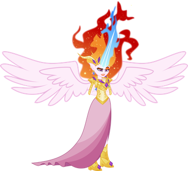Princess Celestiamlp - Equestria Girls Midnightmare Star (384x350)