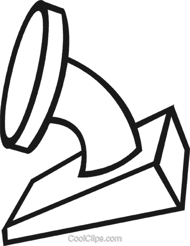 Shoe Shine Royalty Free Vector Clip Art Illustration - Line Art (372x480)