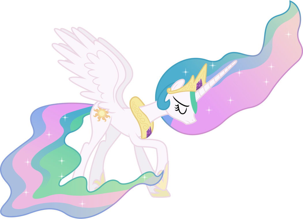 Downcast Princess Celestia By 90sigma - My Little Pony Princess Celestia Sad (1051x761)