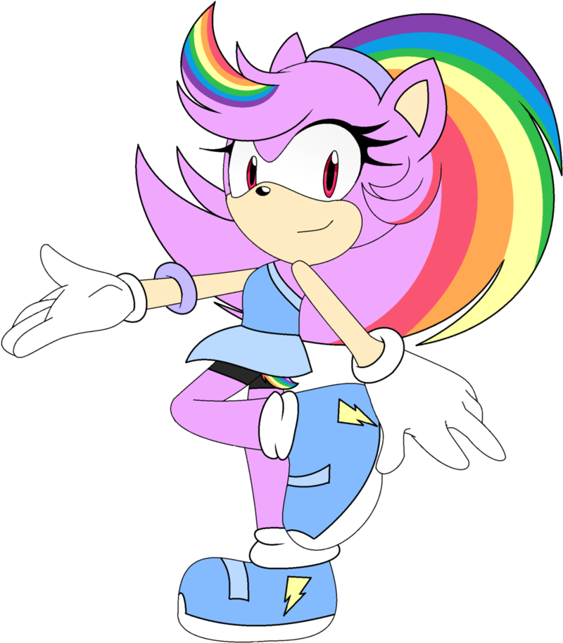Sonic My Oc Shine By Galaxyswirlsyt - Cartoon (821x974)