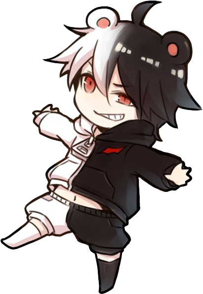 Anime Top Original Transparent Dangan Ronpa Super Dangan - Danganronpa Monokuma Y Monomi (435x615)