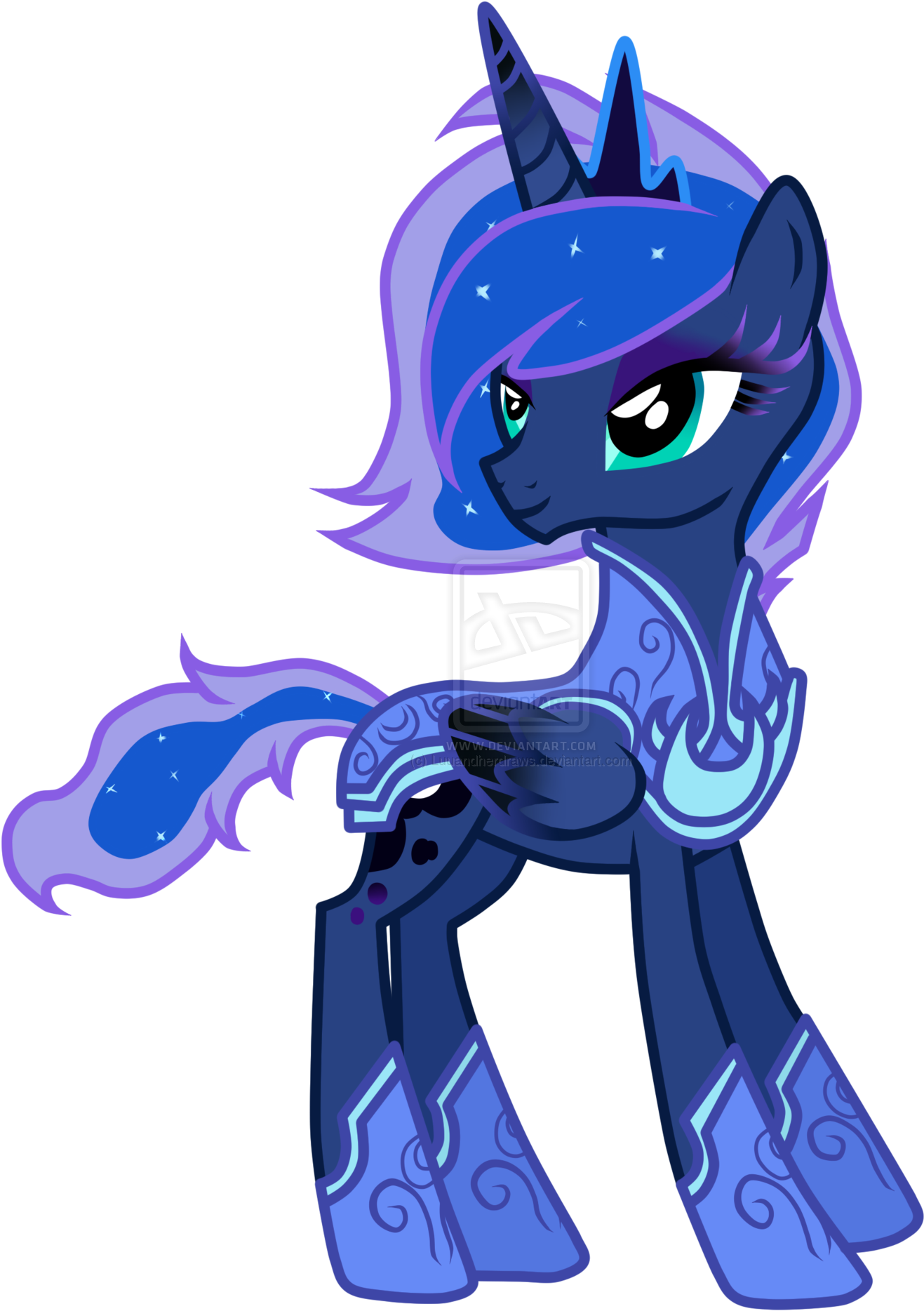 Com Princess Luna Princess Celestia Rarity Twilight - Do My Little Pony Luna (1600x1877)