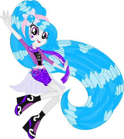 Princess Sweet Blue Shine Legend Of Everfree By Flormoonlight - Comics (468x542)