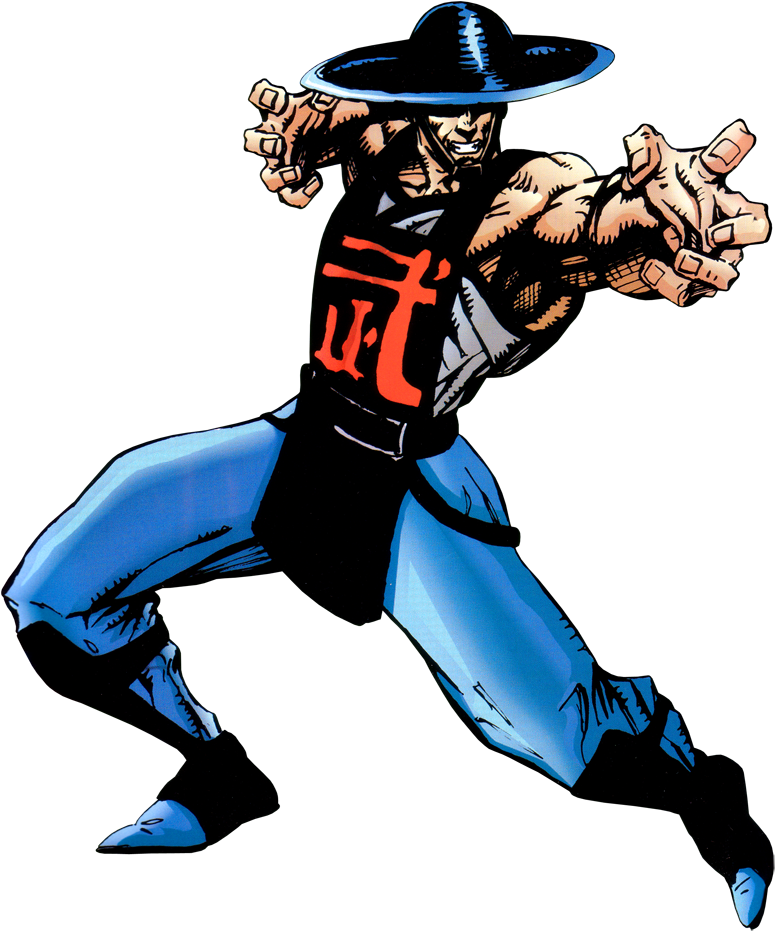 Mortal Kombat Ii Official Game Art - Kung Lao Mortal Kombat 2 (812x951)
