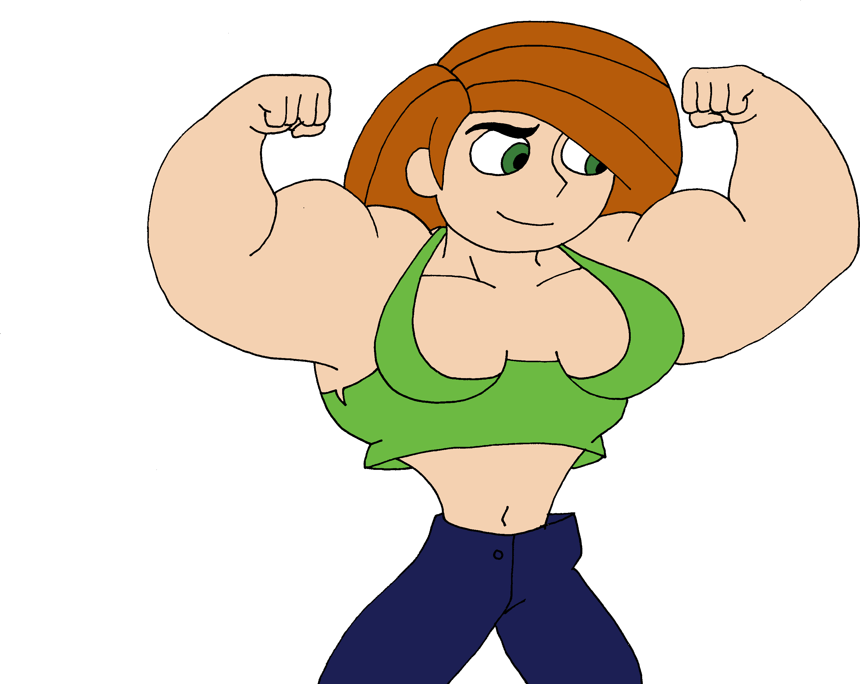Bodybuilding Kim Possible - Kim Possible Muscle (3436x2370)
