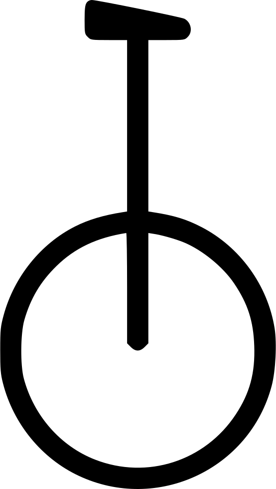 Unicycle Acrobat Cycle Circus Svg Png Icon Free Download - Tiro Ao Alvo (554x980)