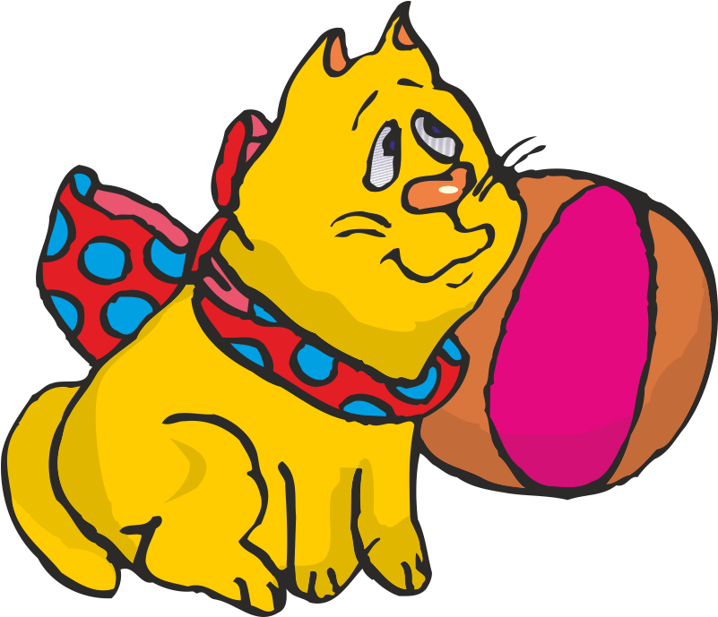 Whiskers Kitten Cat Clip Art - Coloring Book (800x800)