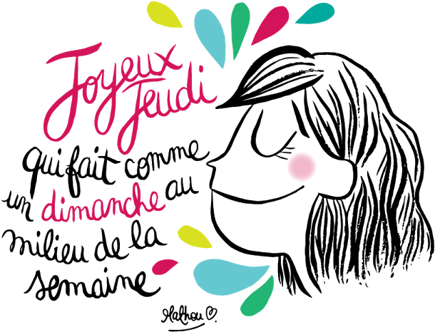Illustration Crayon D'humeur By Mathou Www - Citation Jeudi Humour (640x640)